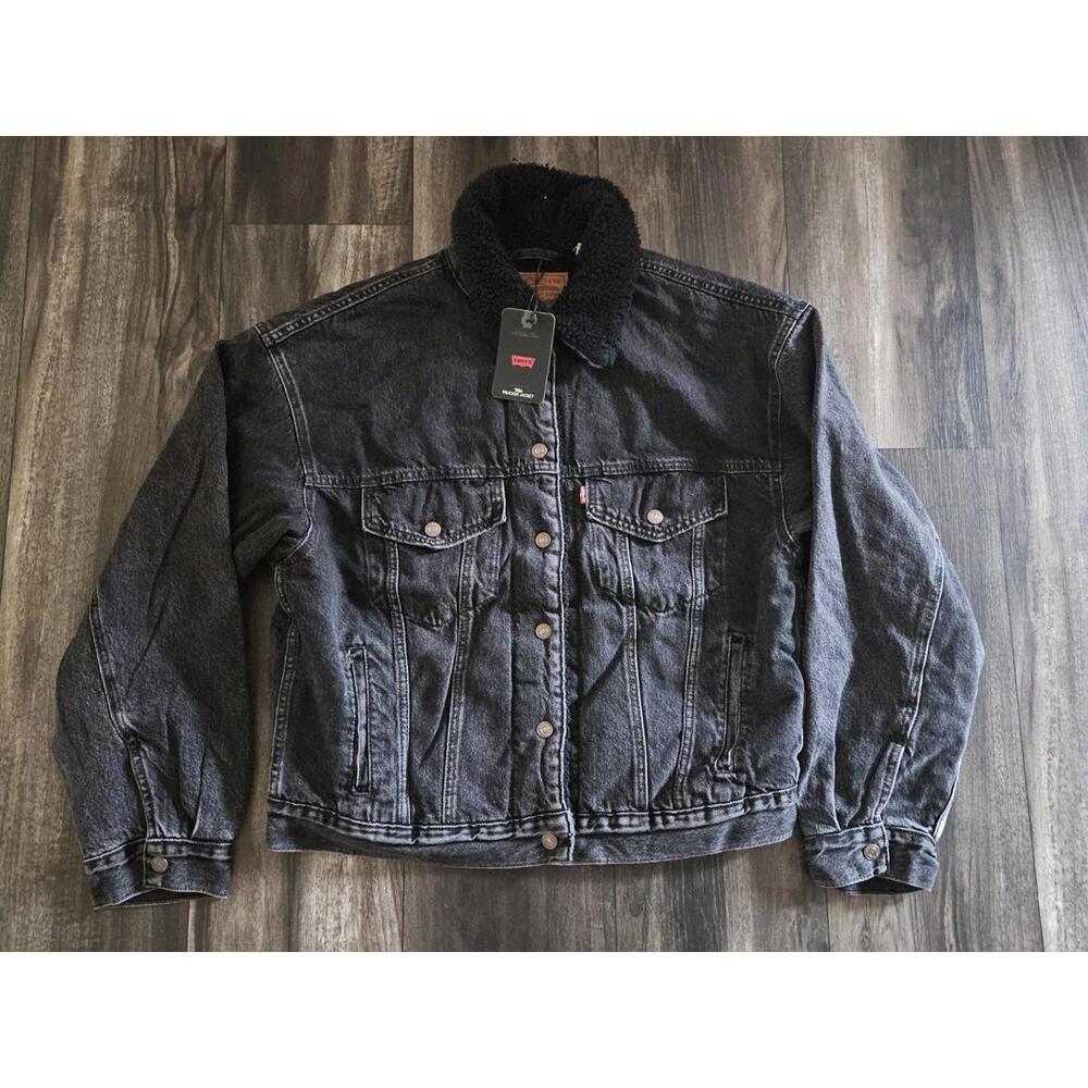 Levi's Sherpa Trucker Jacket Black Levi's Women's size Small
